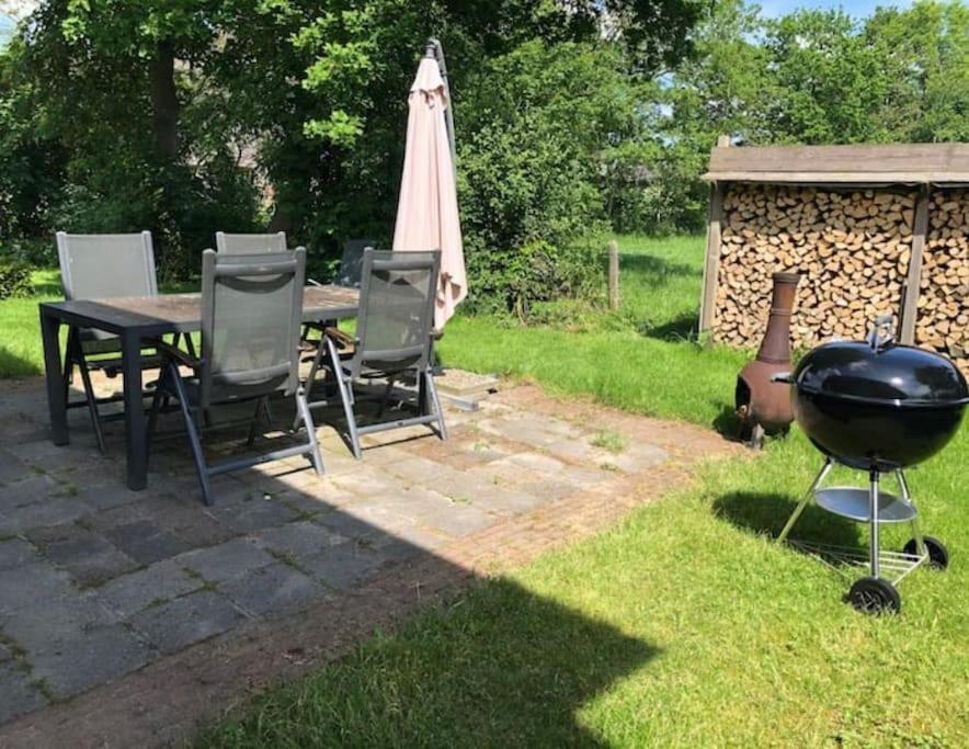 Statige Boerderijwoning Met Vrij Uitzicht En Tuin Villa Hoogzand Exterior photo